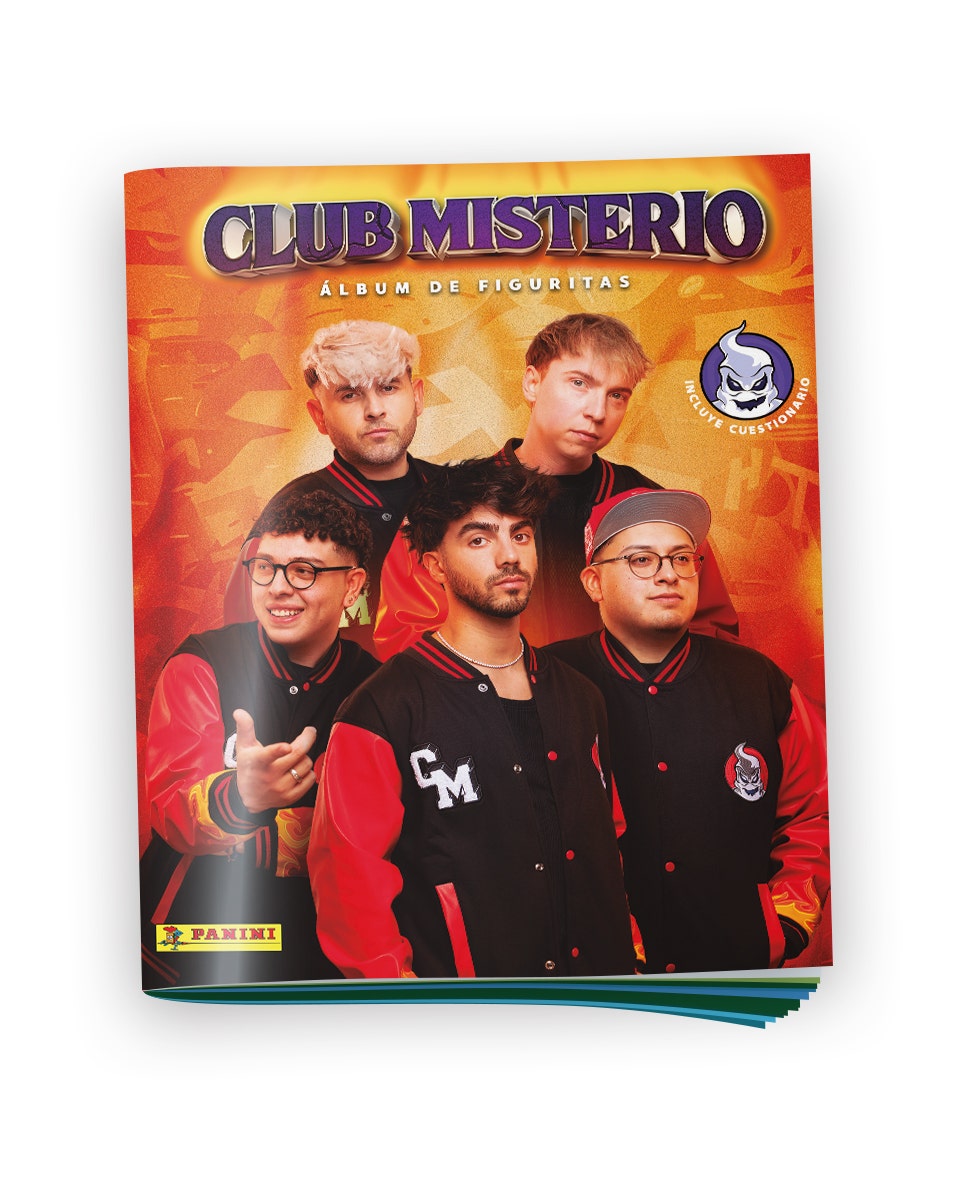 Pack 1 álbum + 40 sobres de figuritas CLUB MISTERIO — imagen 3