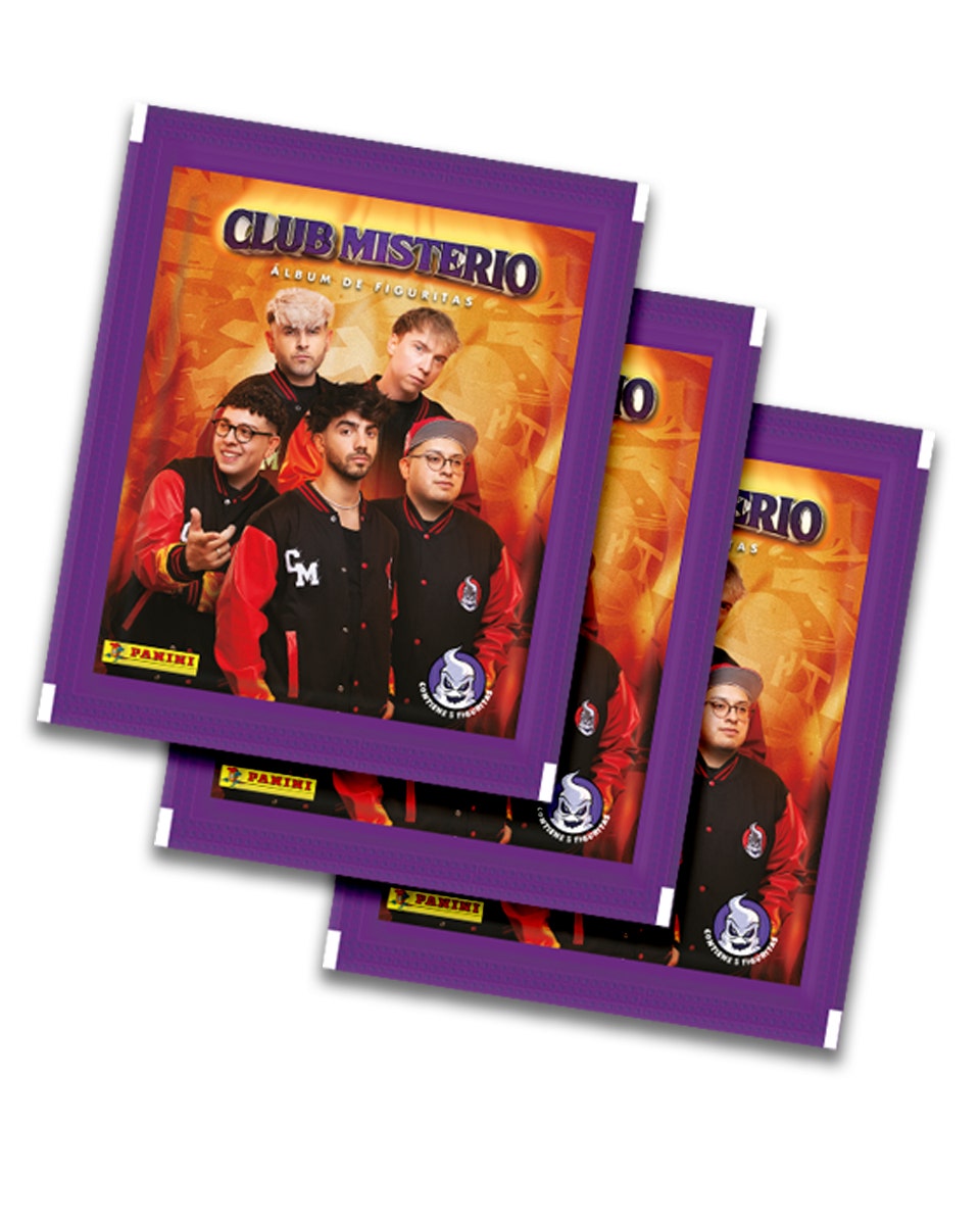 Pack 1 álbum + 20 sobres de figuritas CLUB MISTERIO — imagen 2